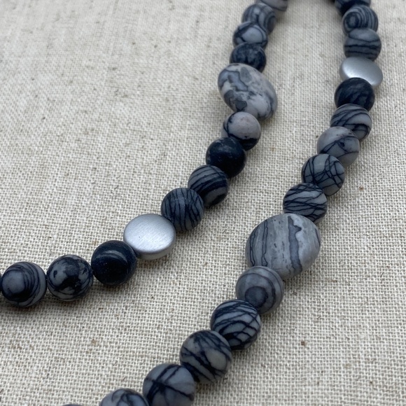 J. Jill NEW Stylish & Unique Jasper Cascading Necklace NWT - Picture 7 of 9